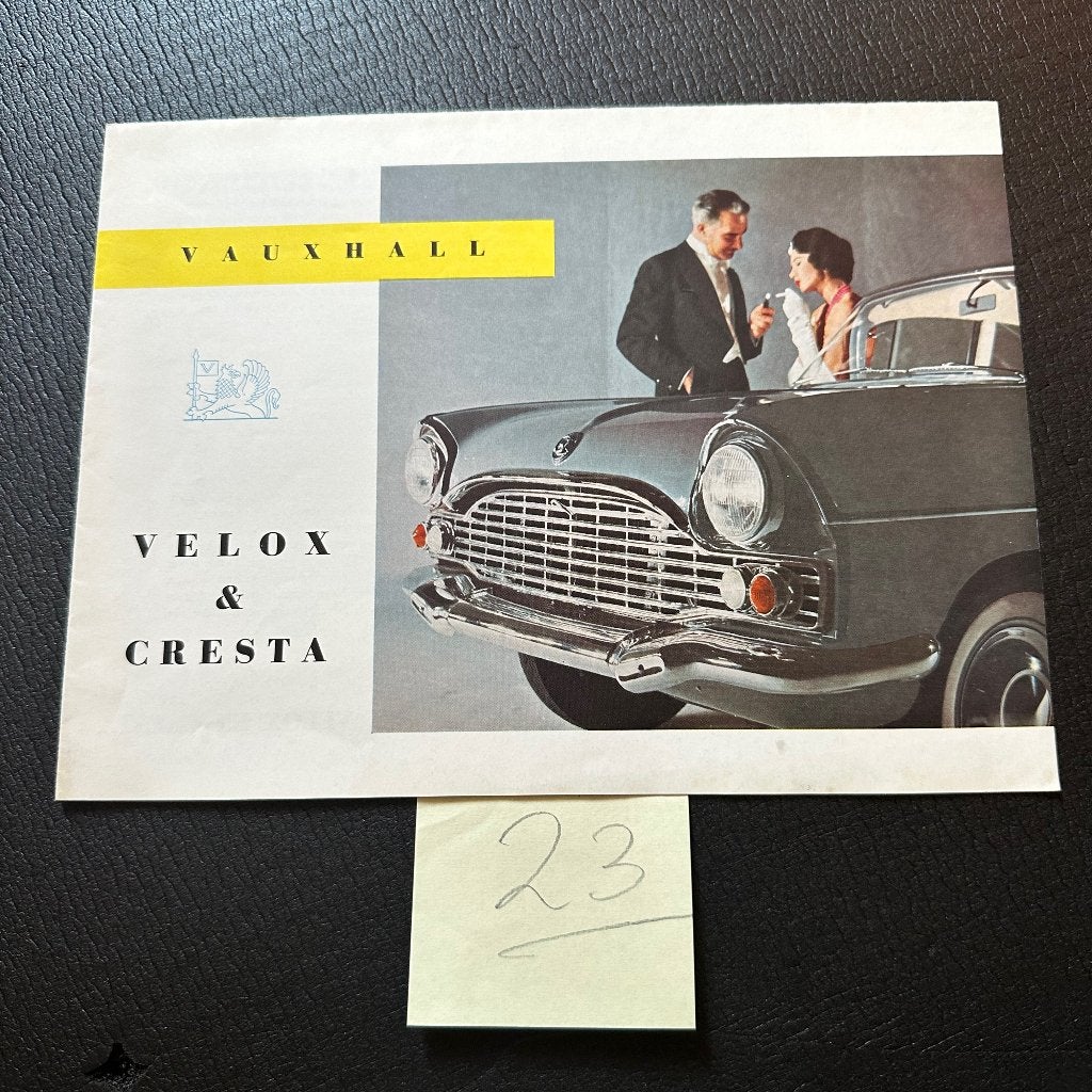#23) VAUXHALL Velox & Cresta - 1958, Verzenden, Gelezen, Overige merken