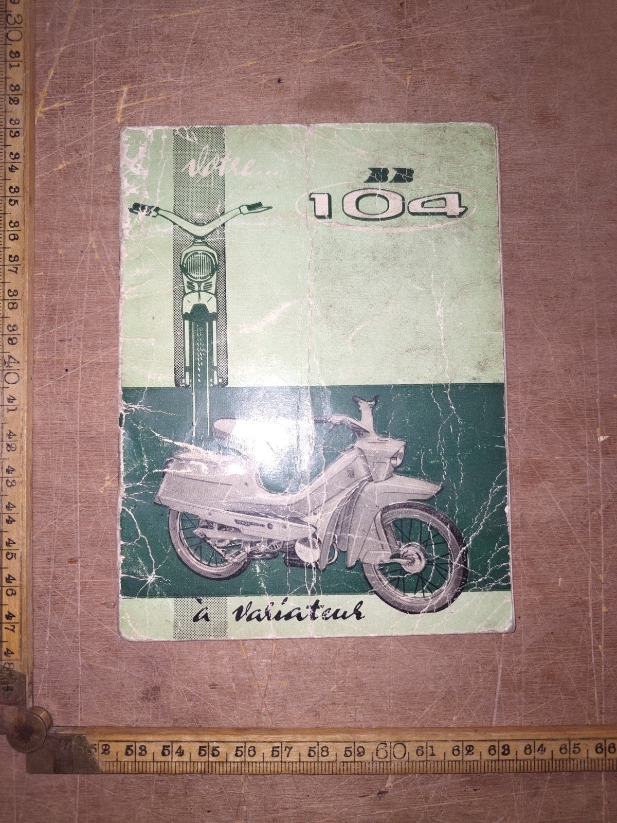 Handleiding F Peugeot 104, Fietsen en Brommers, Handleidingen en Instructieboekjes, Ophalen of Verzenden, Gebruikt