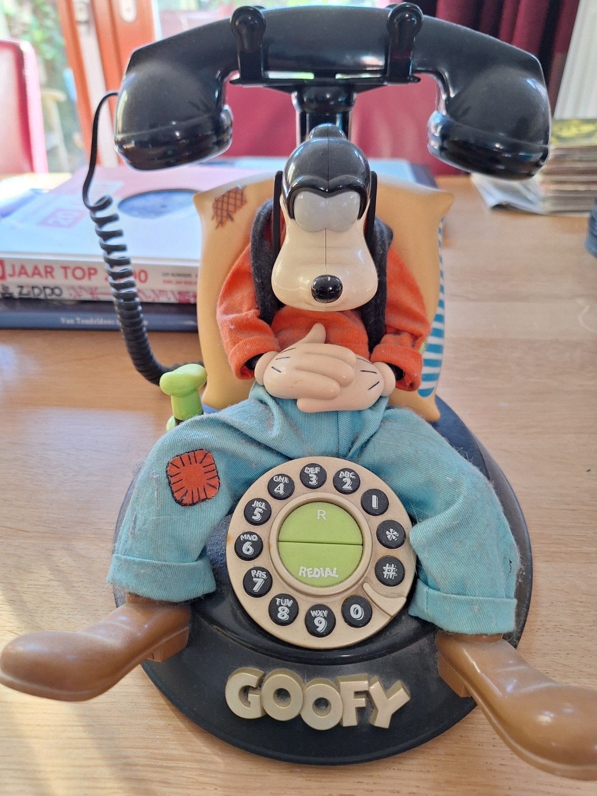 Goofy Telefoon - 100% Goed, Ophalen of Verzenden, Gebruikt, Met draaischijf