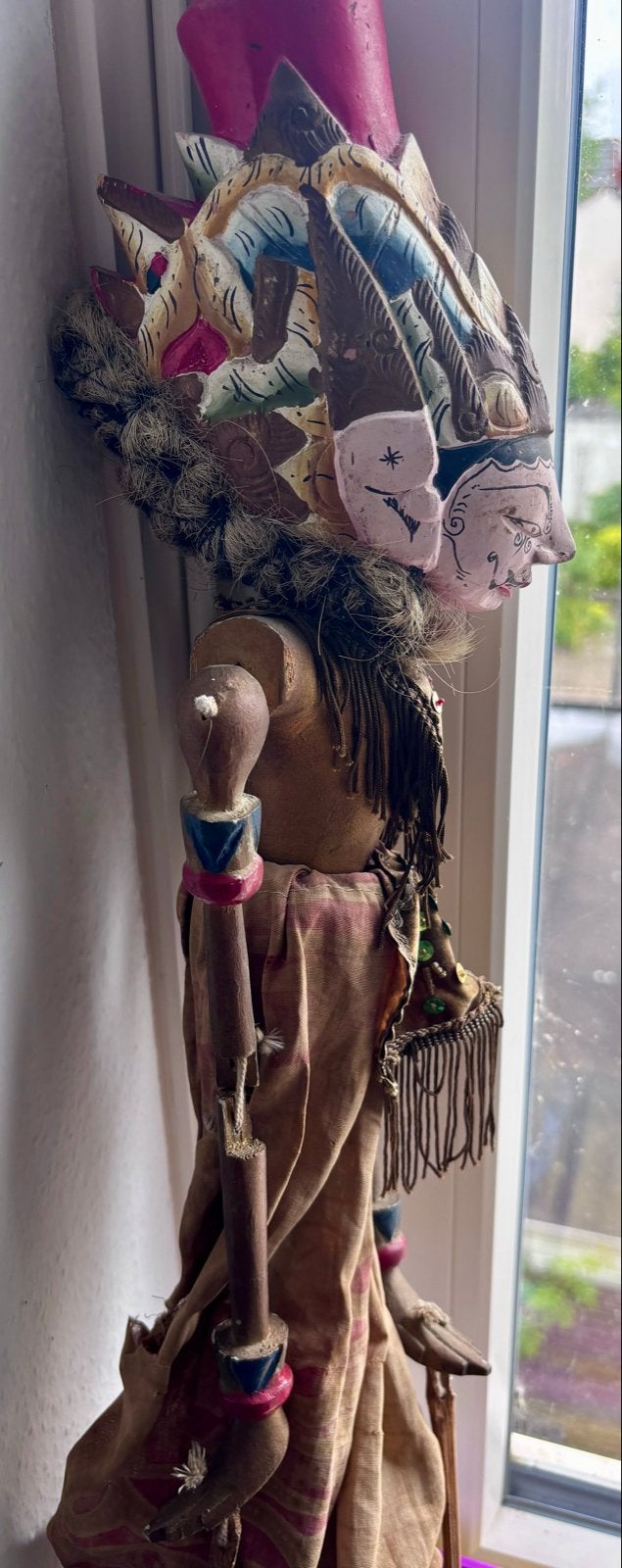 Antieke Javaanse Wayang Golek poppen. Handgemaakt., Ophalen of Verzenden