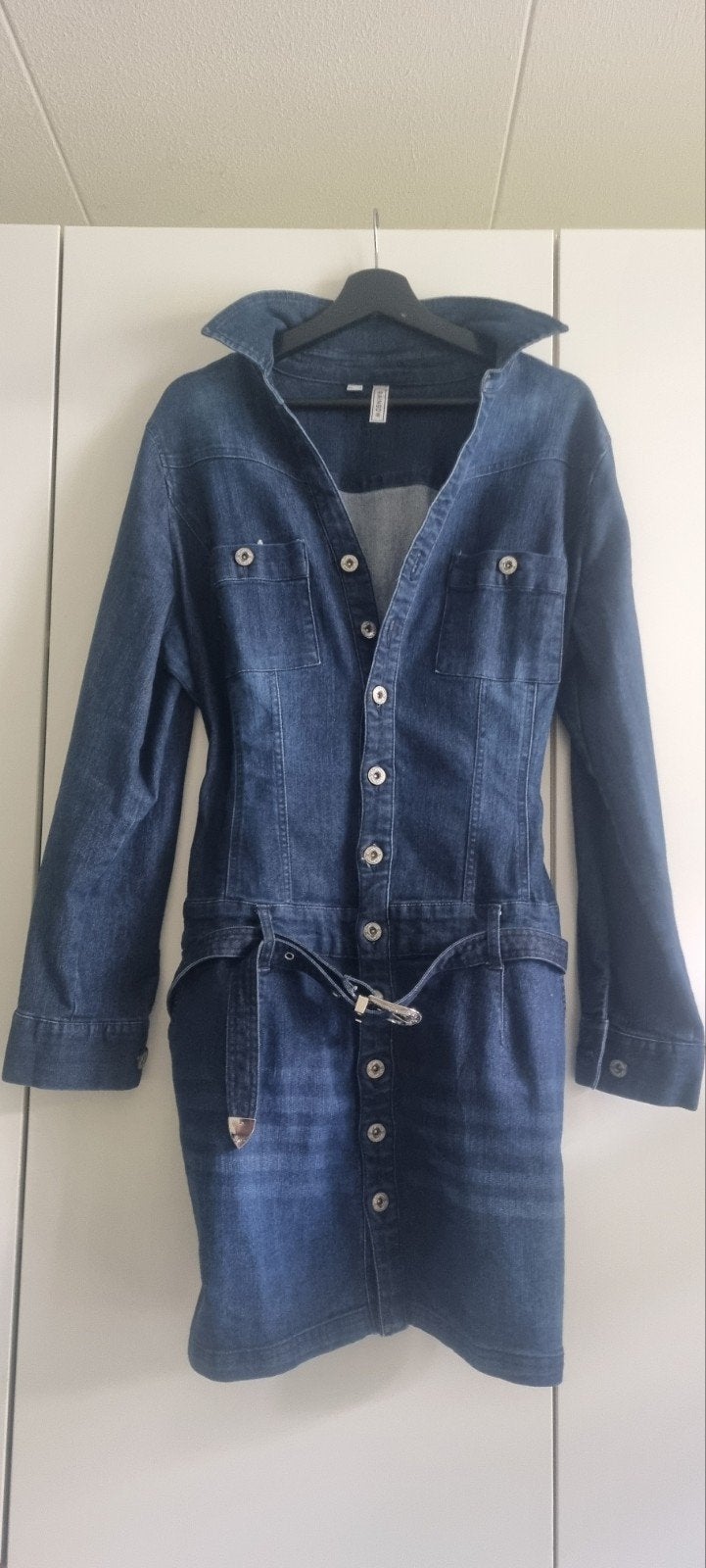 Spijkerjurkje van Rainbow, Kleding | Dames, Jassen | Zomer, Verzenden, Zo goed als nieuw, Maat 46/48 (XL) of groter, Blauw