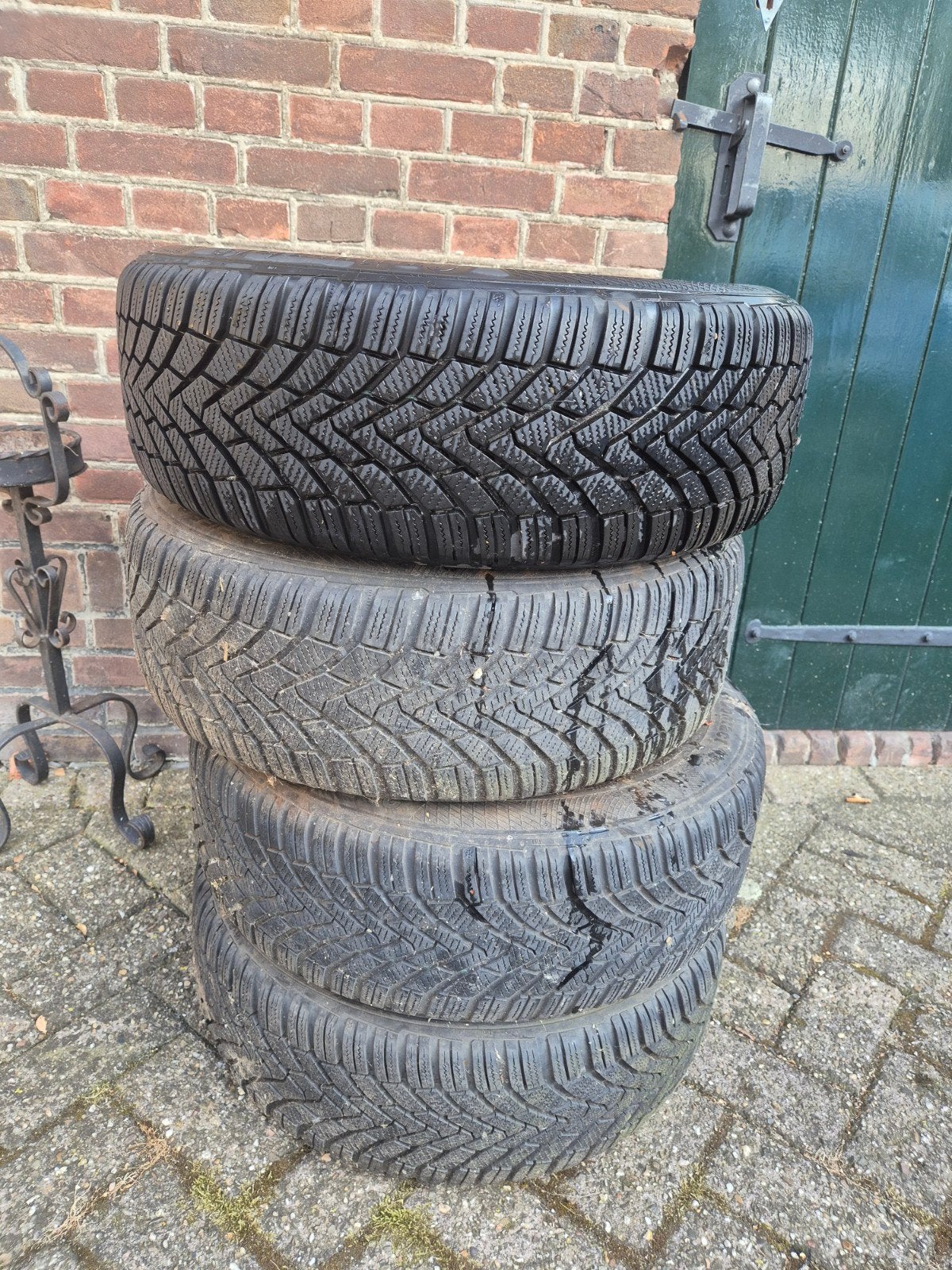 Continental WinterContact TS850 205/55 R16 winterbanden, Ophalen, Gebruikt