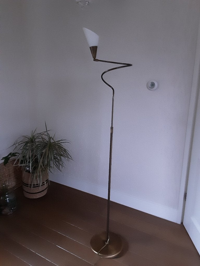 Staande schemerlampen 2 stuks, Ophalen, Gebruikt, Glas, 150 tot 200 cm