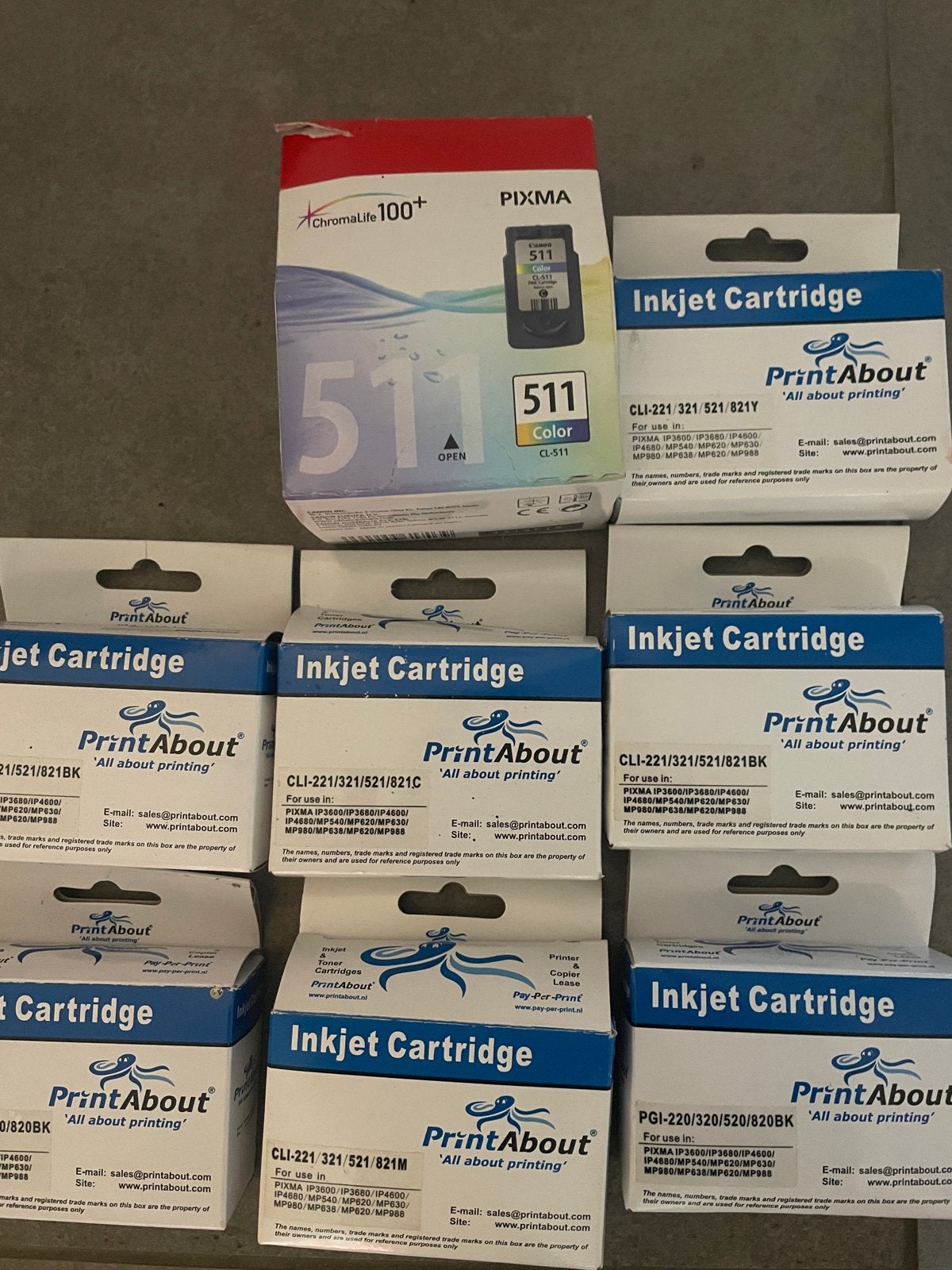 Nieuwe PrintAbout Inkjet Cartridges (diverse types), Ophalen of Verzenden