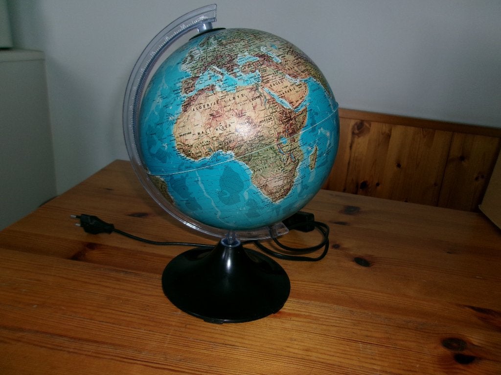 Wereldbol met verlichting - Tecnodidattica, Ophalen of Verzenden, Verlicht, Gebruikt