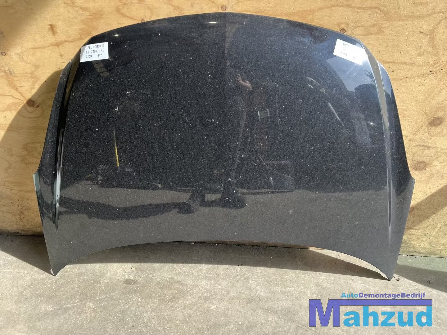OPEL CORSA D Zwart Z20R Motorkap 2005-2014, Gebruikt, Opel Automobile GmbH, Ophalen of Verzenden, Kontakt@opel-infoservice.de