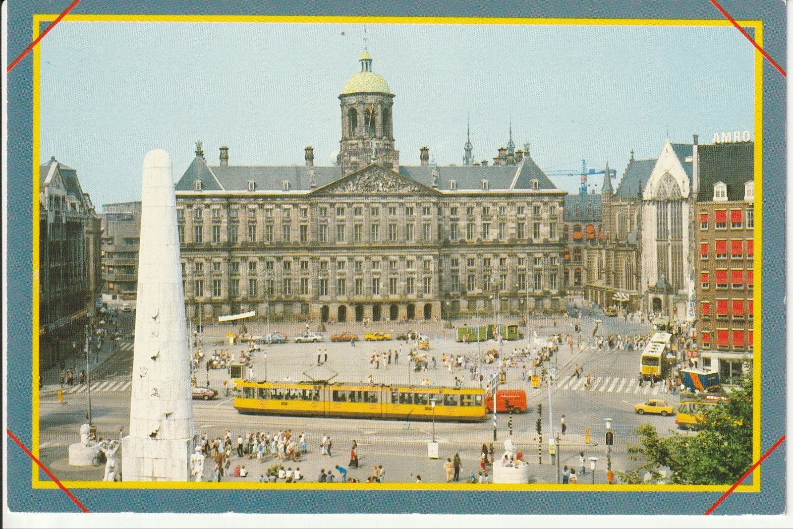 AMSTERDAM NATIONAAL MONUMENT KONINKLIJK PALEIS DAM GVB TRAM, Ophalen of Verzenden, 1980 tot heden, Ongelopen, Noord-Holland