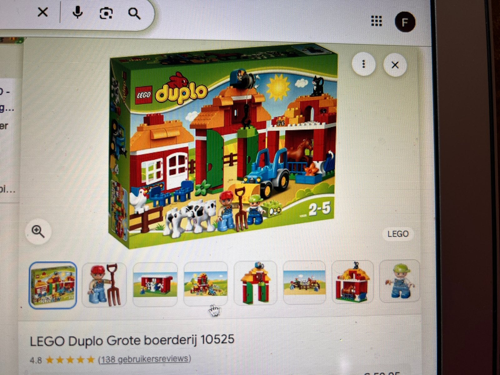 Lego Duplo grote boerderij 10525, Gebruikt, Overige thema's, Ophalen of Verzenden, Compleet