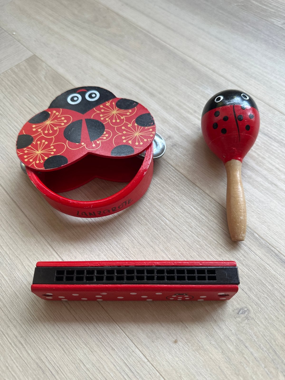 Houten muziekinstrumenten set, Ophalen of Verzenden, Gebruikt, Overige soorten