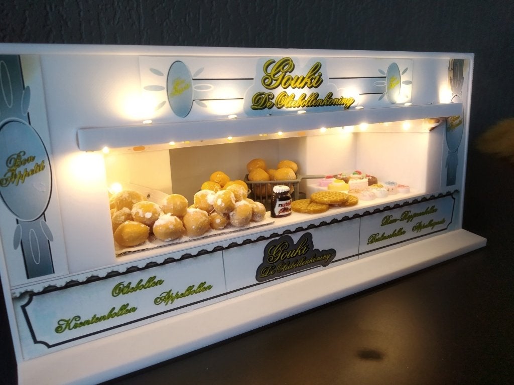 Gouki De Oliebollenkoning met uitschuif MINIATUUR, Ophalen of Verzenden, Nieuw, 1:32 tot 1:50