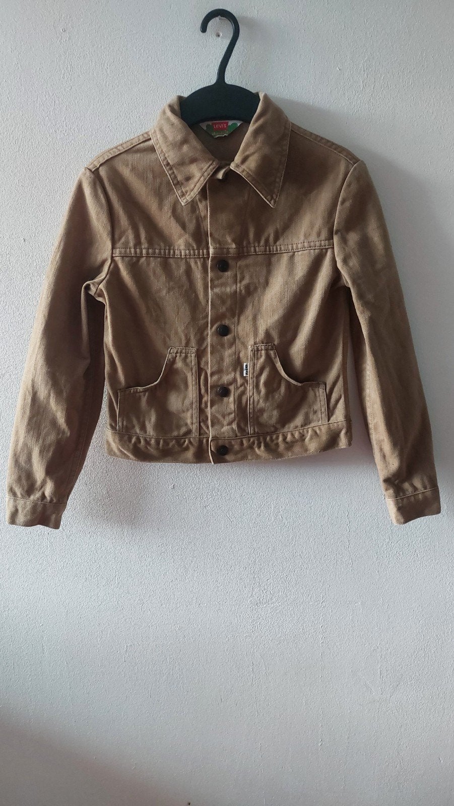 Vintage 60s 70s Levis Juniors big E jacket, Gebruikt, Jongen of Meisje, Ophalen of Verzenden, Levi's