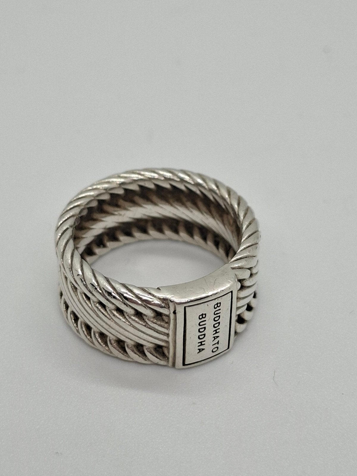Buddha to Buddha Edwin Zilveren Ring Maat 18, Sieraden, Tassen en Uiterlijk, Ringen, 18 tot 19, Ophalen of Verzenden, Dame of Heer