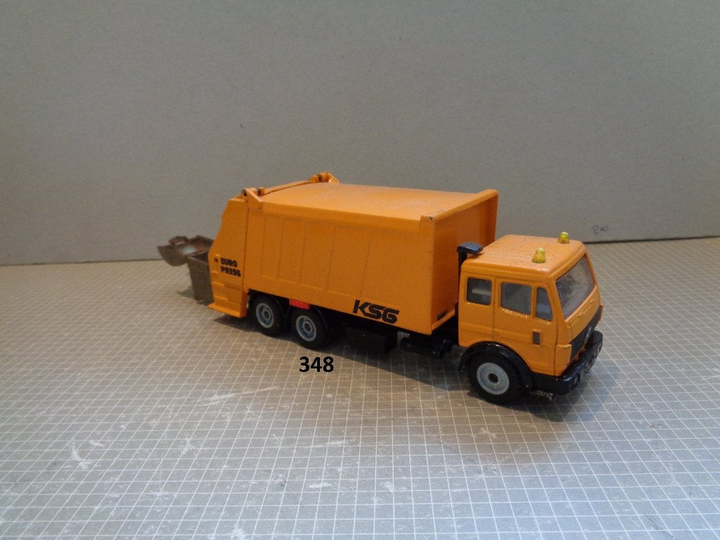 siku mb vuilniswagen met container, Ophalen of Verzenden, Nieuw, Bus of Vrachtwagen, SIKU