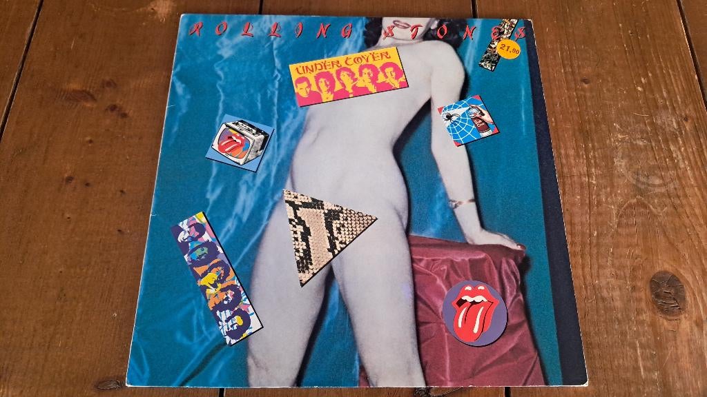 lp album Rolling Stones - Undercover, Cd's en Dvd's, Vinyl | Rock, Gebruikt, Overige genres, 1980 - 1989, Ophalen of Verzenden