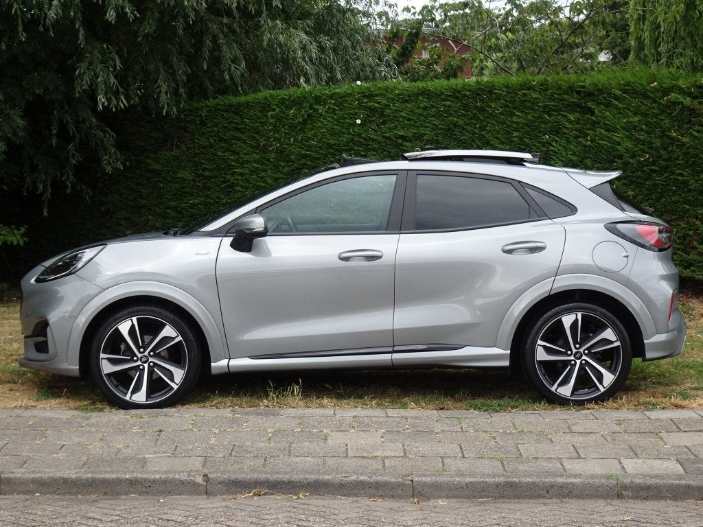 Ford Puma 1.0 125pk Hybrid ST-Line X met 19'' en Panoramadak, Keurmerk '100% Onderhouden', Automatische klimaatregeling, Euro 6