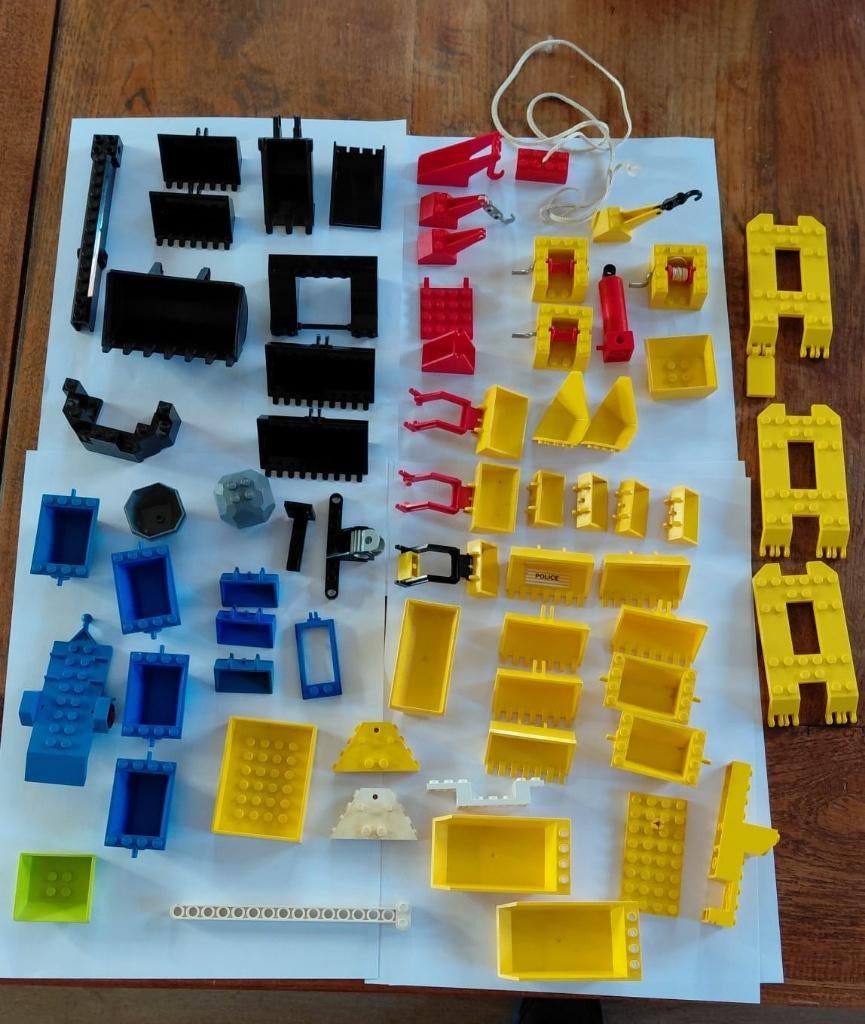 Lego tractor graafmachine onderdelen en meer, City, Lego, Accessoire, Ophalen of Verzenden