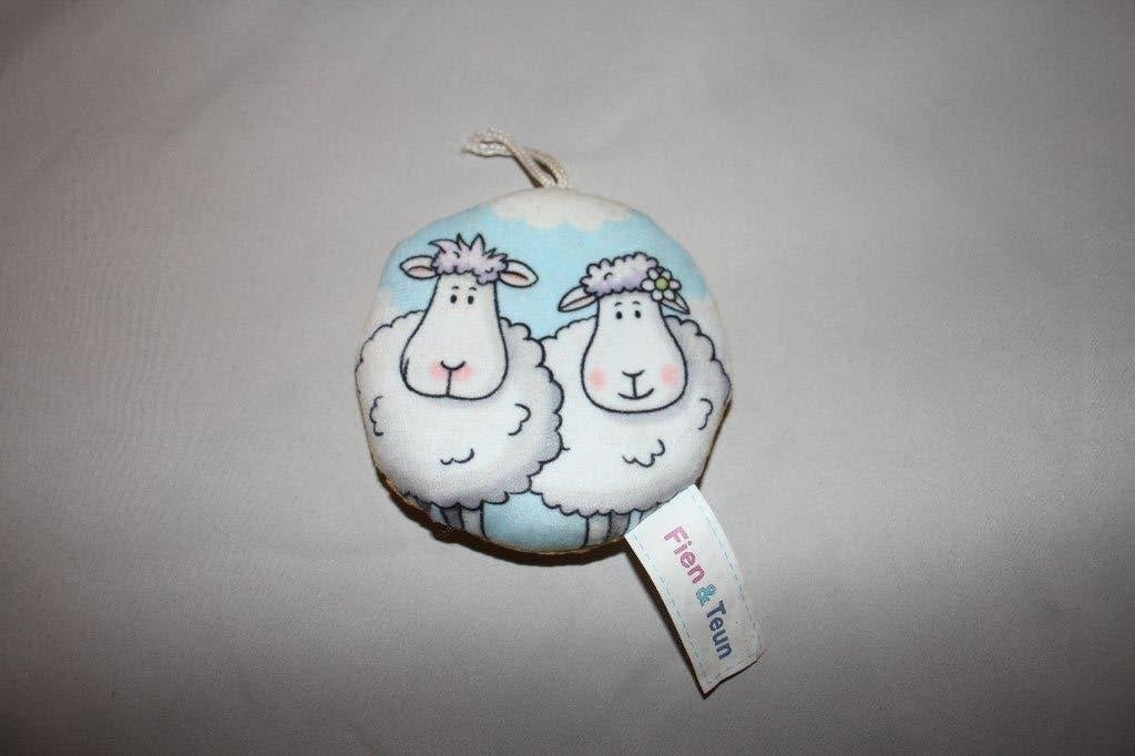 Fien en Teun , Mike en Molly knuffel sleutelhanger - 10cm, Geel, Overige typen, Ophalen of Verzenden, Zo goed als nieuw
