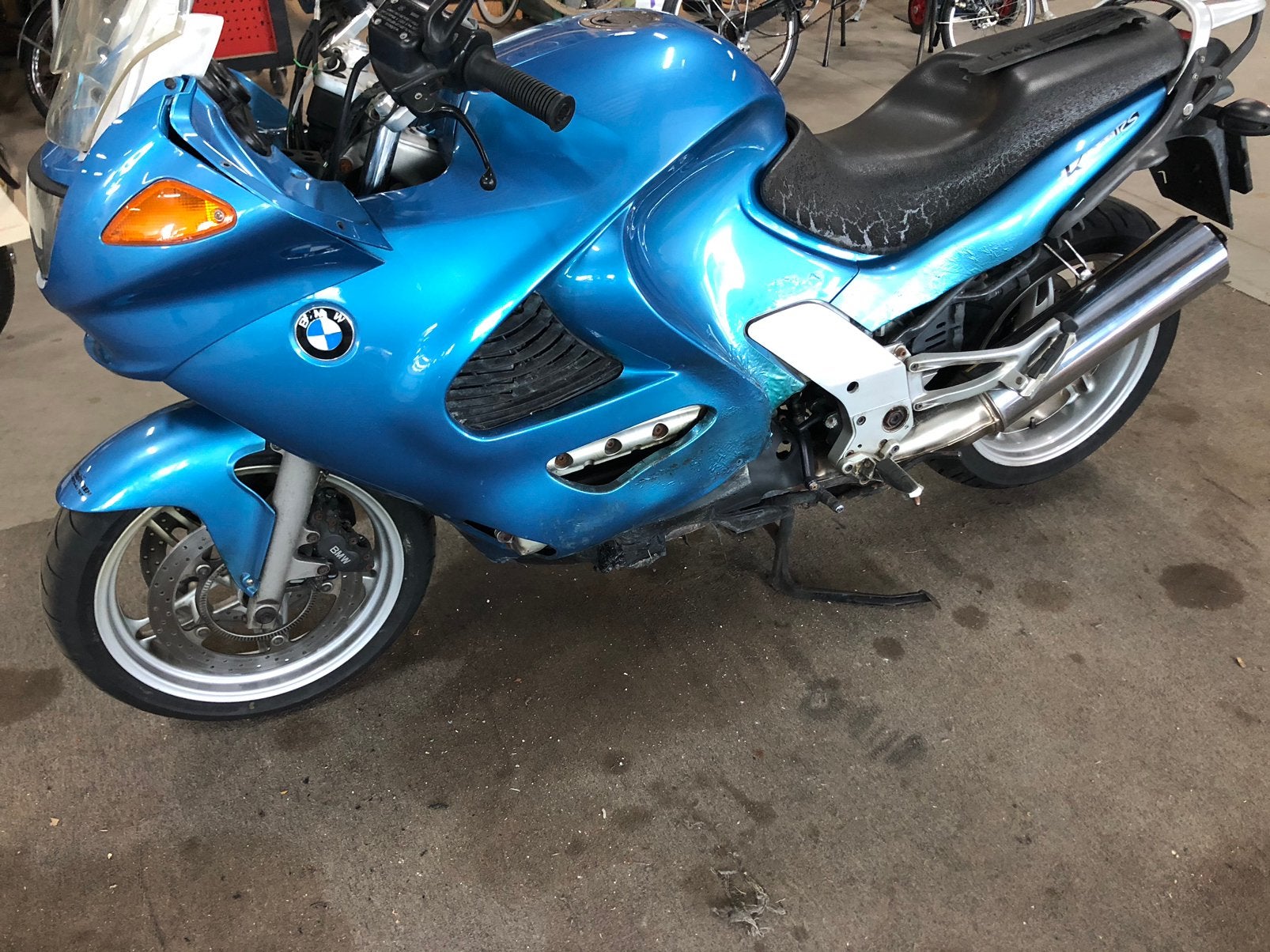 BMW K1200rs met motorschade, Ophalen, Gebruikt