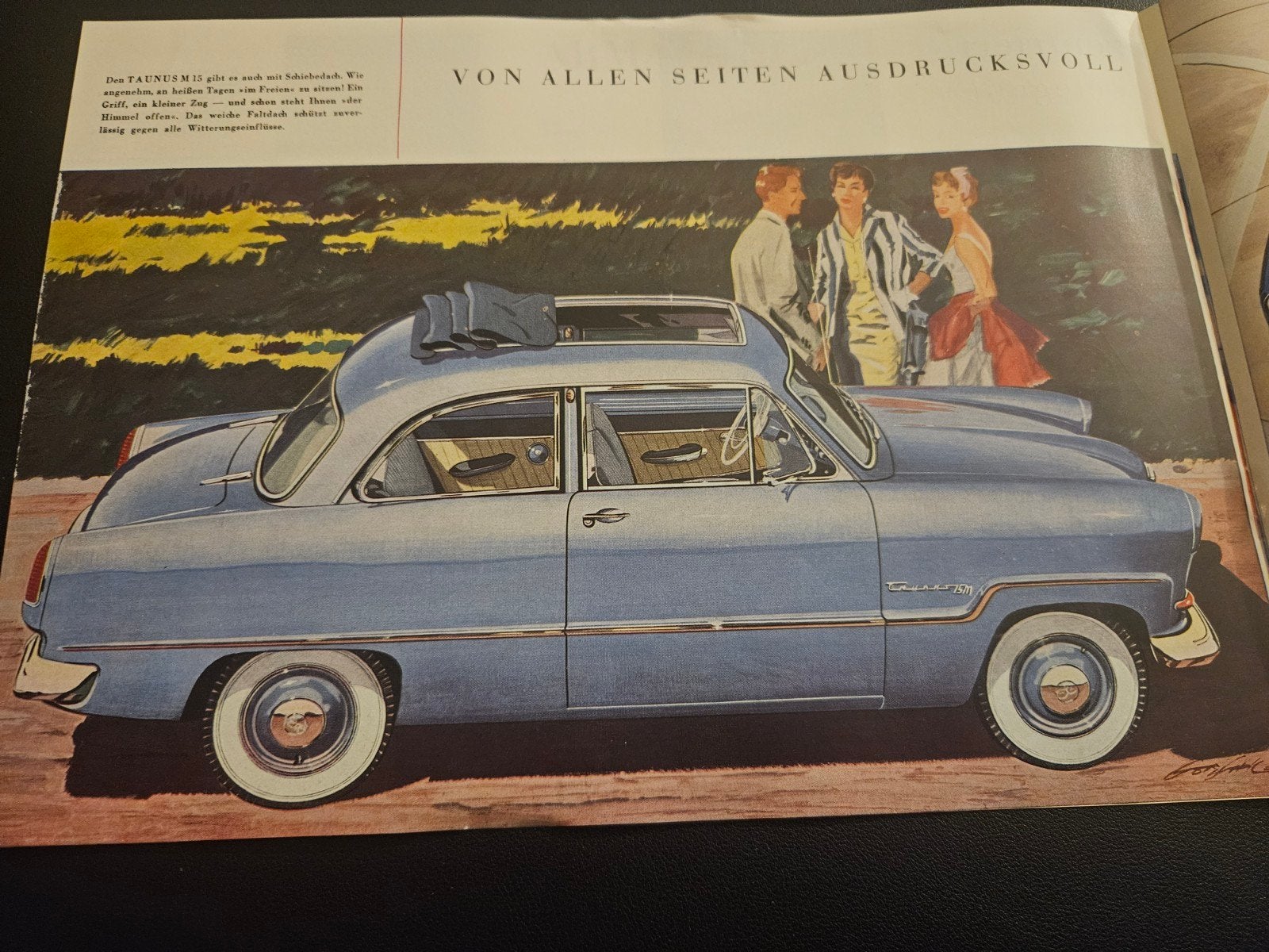 Brochure Ford Taunus 15M, Ophalen of Verzenden, Zo goed als nieuw, Ford