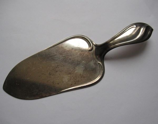 Antieke WMF verzilverde taartschep – Jugendstil (7586-77), Ophalen