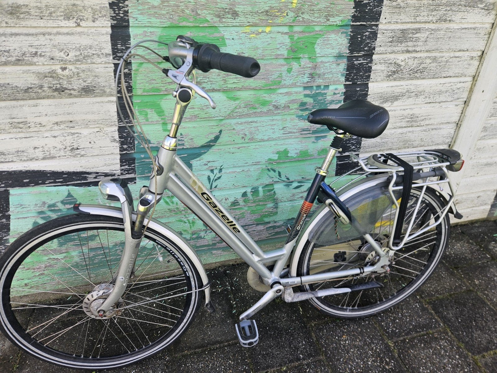 Gazelle fiets met 8 versnellingen en werkende verlichting, Gebruikt, 47 tot 50 cm, Versnellingen, Ophalen of Verzenden