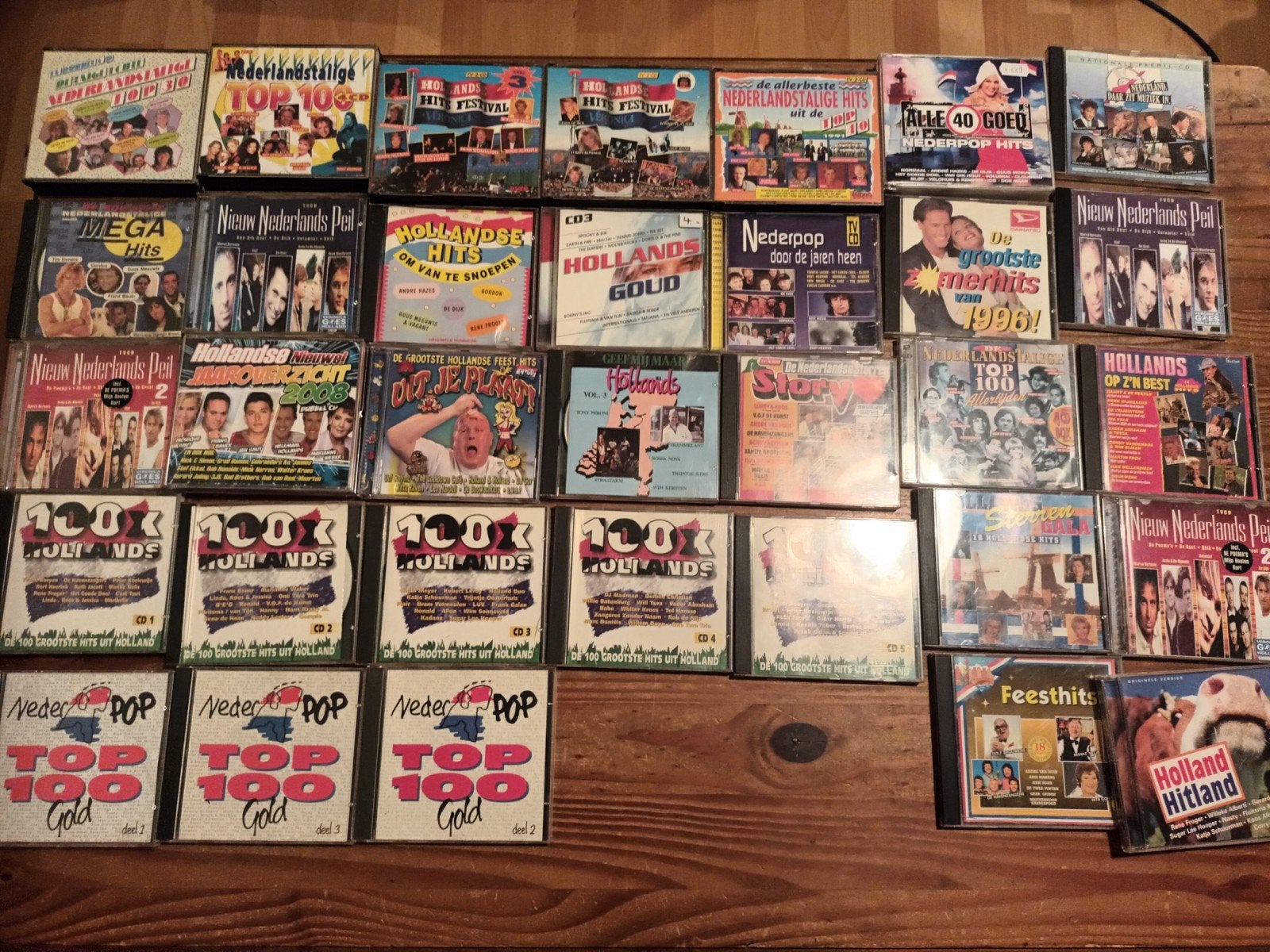 partij Nederlandse muziek CD's - diverse genres, Gebruikt, Ophalen of Verzenden, Pop, Inclusief doosje