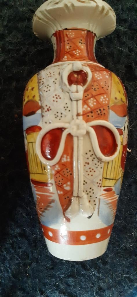 Antieke Japanse Satsuma Vaas met Handvatten, Ophalen