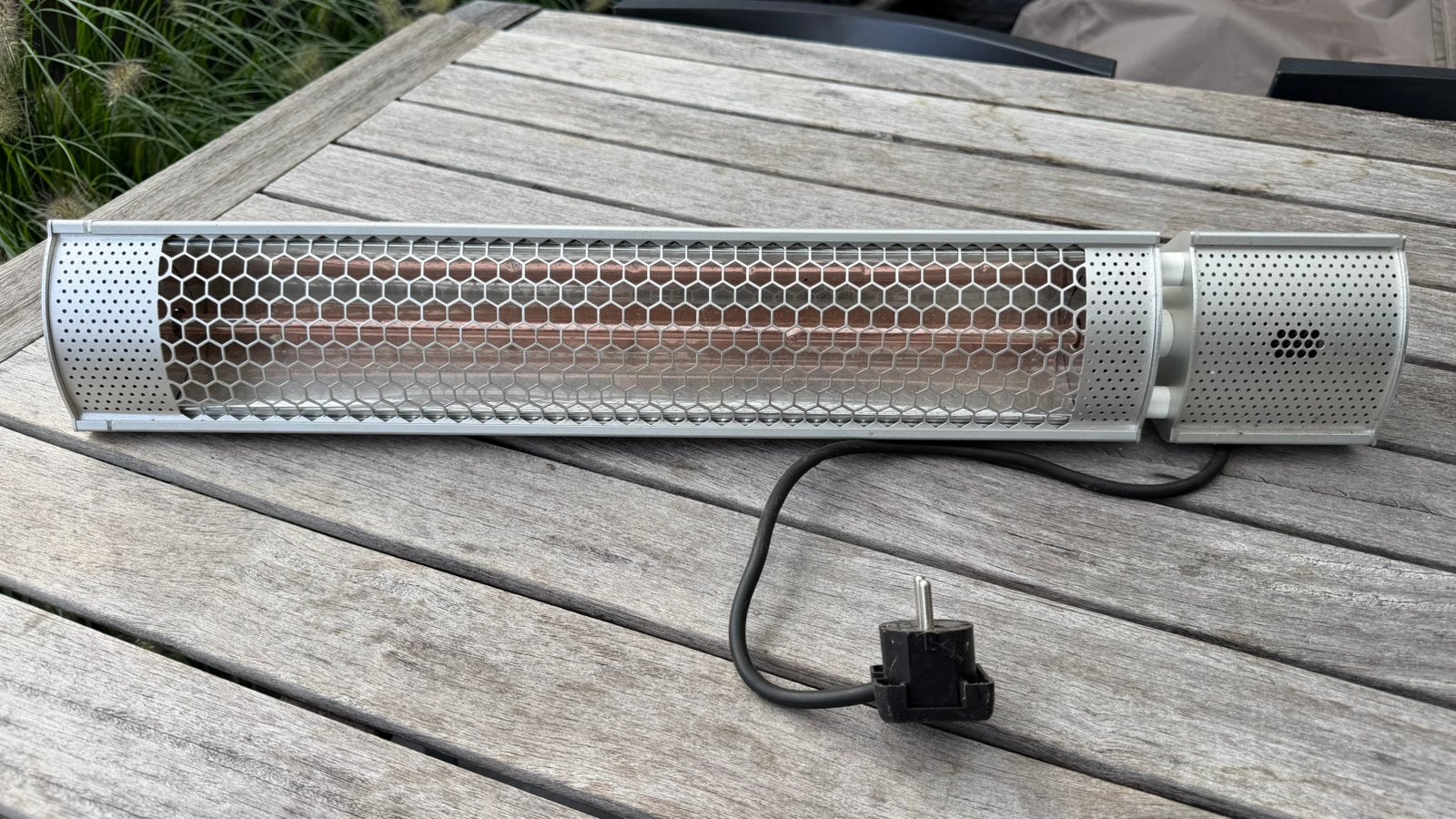 Infrarood terrasverwarmer van Sun Heat in nette staat, Tuin en Terras, Ophalen of Verzenden, Zo goed als nieuw