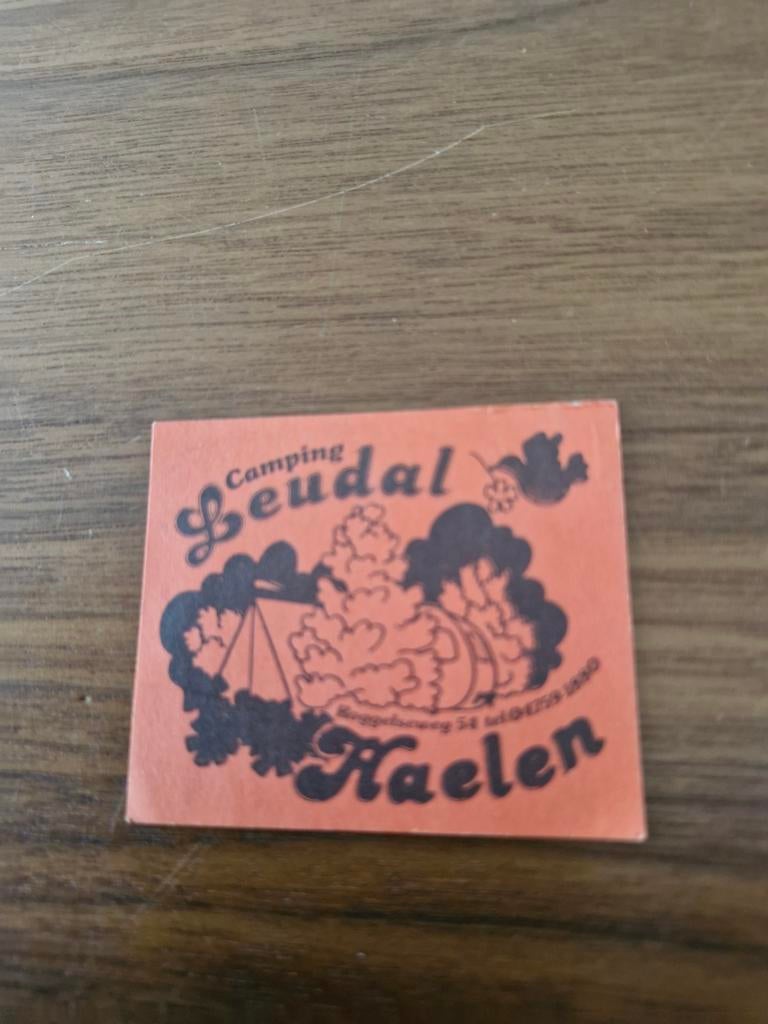 7318 Sticker Camping Leudal in Haelen, Ophalen of Verzenden, Zo goed als nieuw