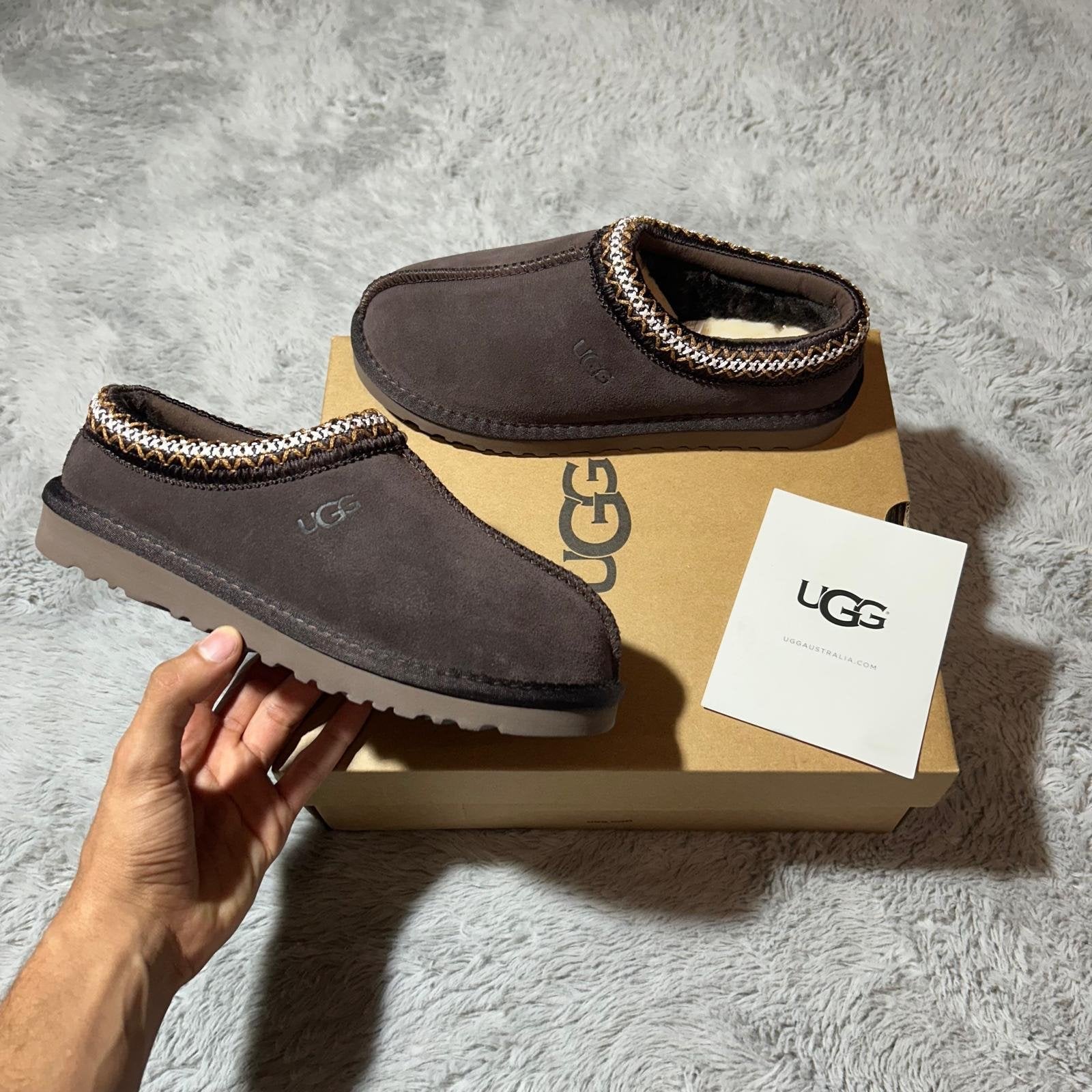 Nieuwe UGG Tasman pantoffels - Maat 38, Kleding | Dames, Schoenen, Bruin, Nieuw, Ophalen of Verzenden, Pantoffels of Sloffen