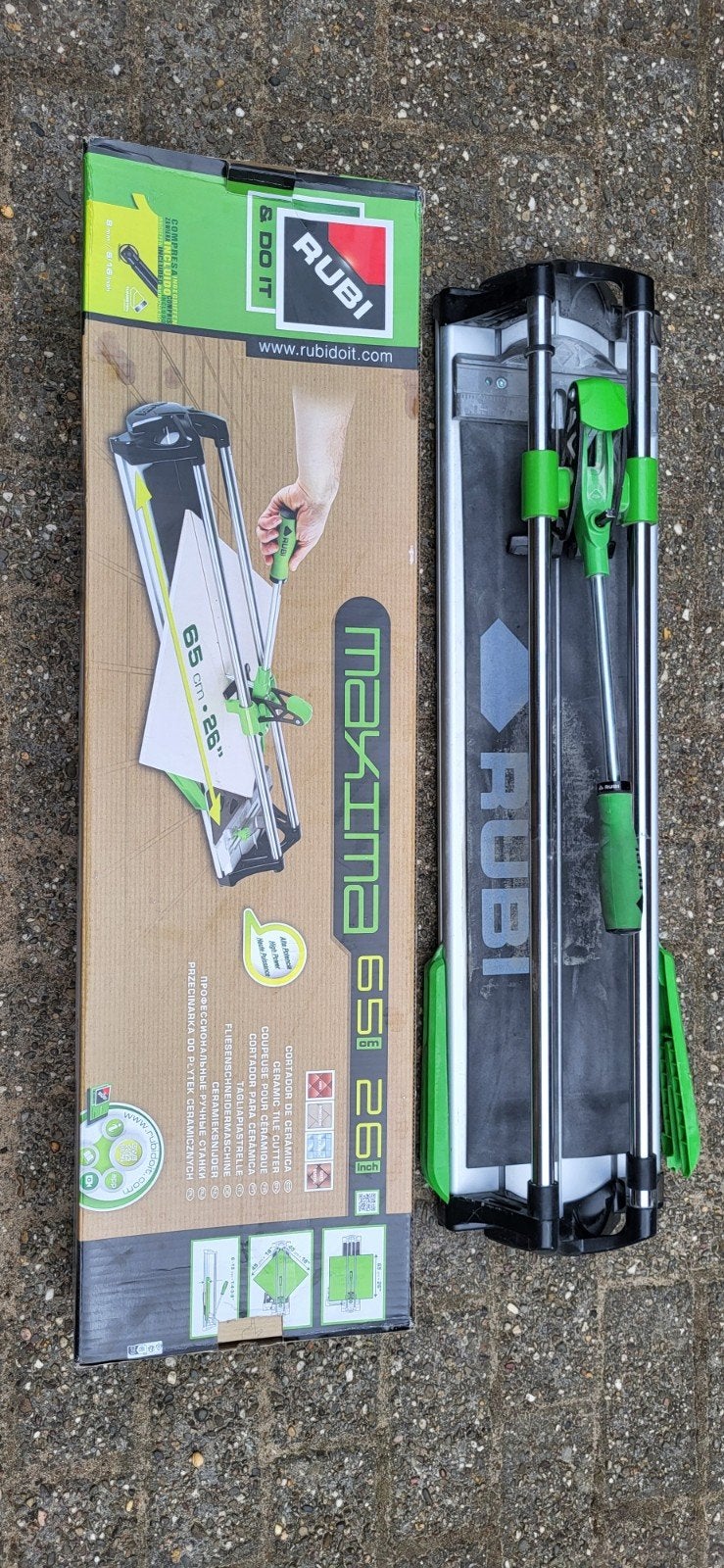Rubi Makina 65cm tegelsnijder, Ophalen of Verzenden