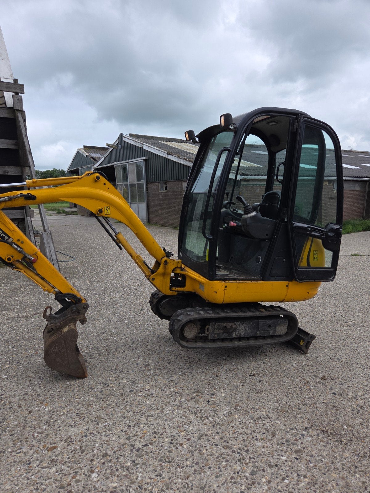 Jcb minikraan 1,5 ton, Ophalen, Graafmachine