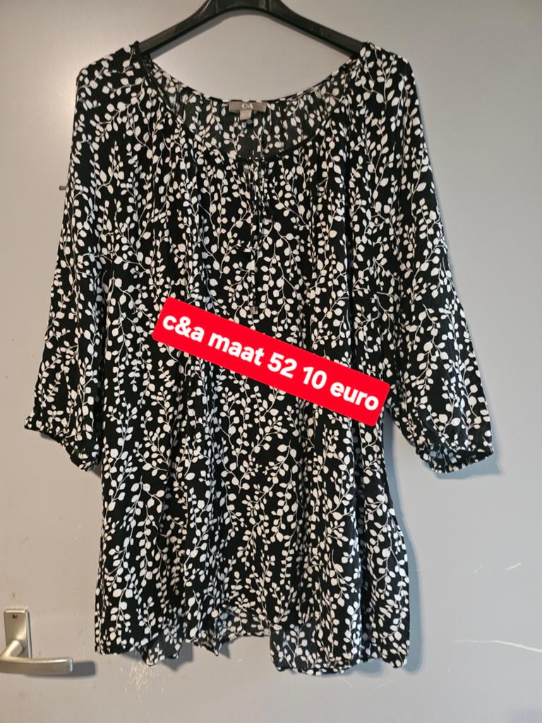 Maat 52, Kleding | Dames, Grote Maten, Ophalen of Verzenden, Zo goed als nieuw, Zwart