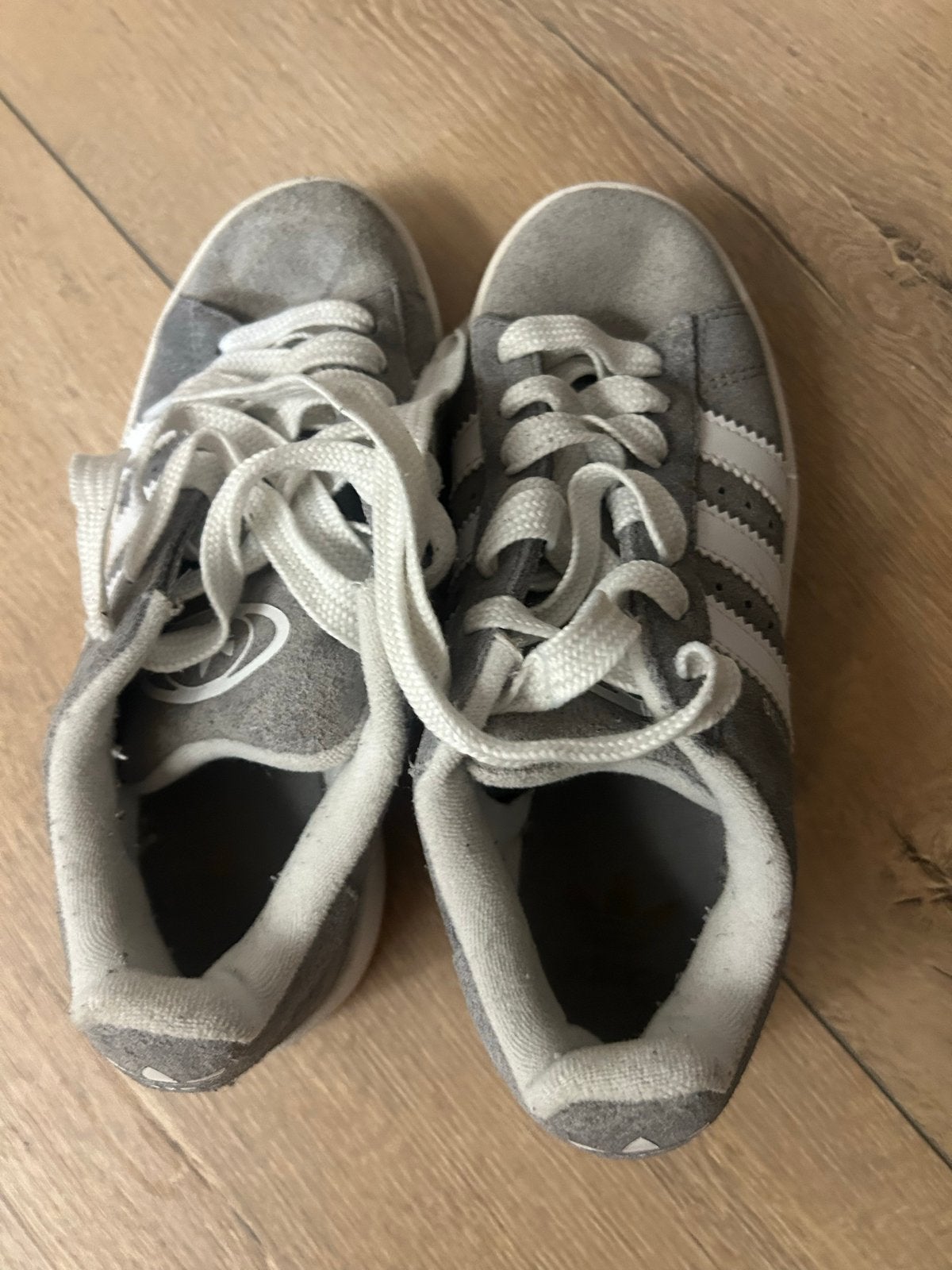 Adidas Campus sneakers grijs - Maat 38, Ophalen, Gedragen, Grijs, Sneakers of Gympen