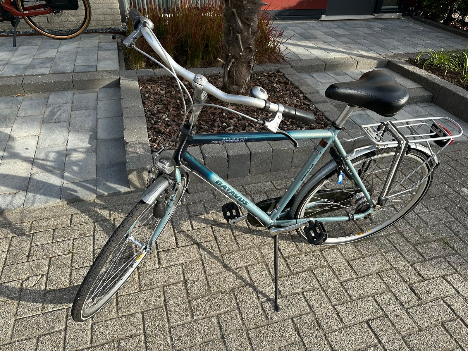 Batavus Allegro herenfiets, Fietsen en Brommers, Fietsen | Heren | Herenfietsen, Ophalen, Gebruikt, Velgrem, Versnellingen
