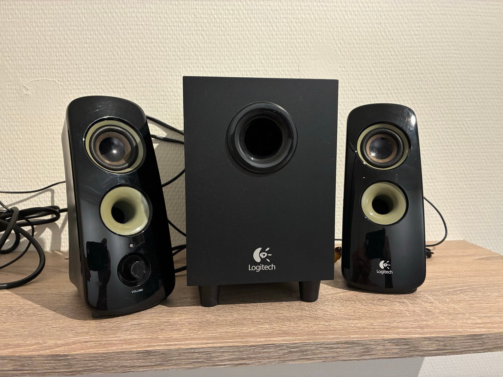 Logitech Z323 2.1 Luidsprekerset met subwoofer, Ophalen of Verzenden, Gebruikt, Audiokanaal 2.1