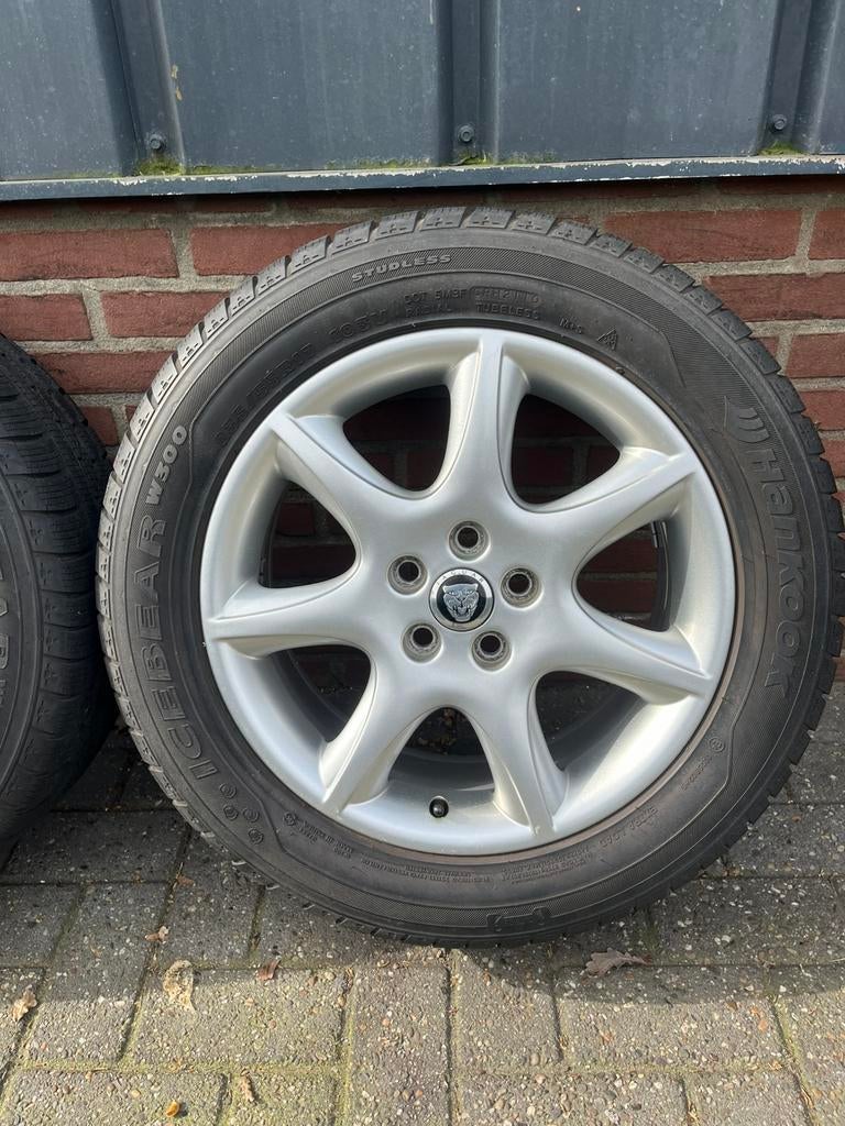 Originele 17 inch Jaguar S-type velgenset, Auto-onderdelen, Banden en Velgen, Ophalen, Gebruikt, Banden en Velgen, Onbekend