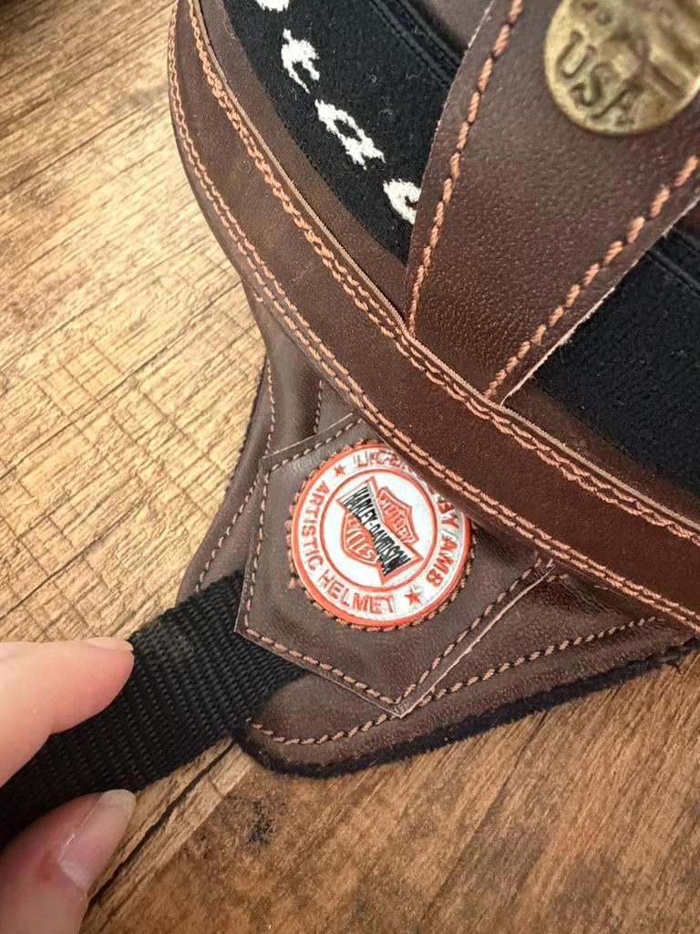 retro Harley Davidson helm, Motoren, Ophalen