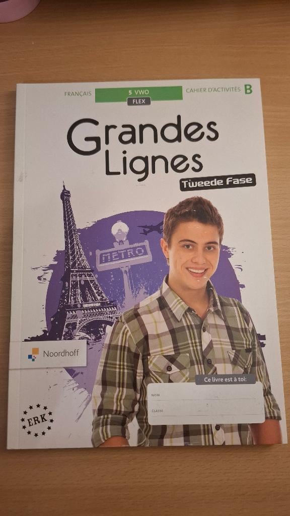 Grandes Lignes 5 VWO FLEX Cahier d'activités A & B (SET), Boeken, Verzenden, Zo goed als nieuw, VWO