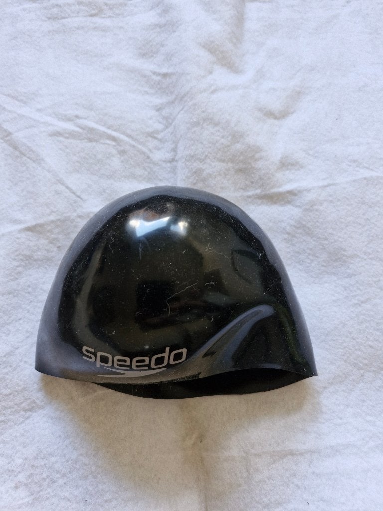Speedo badmuts,moulded cap, Kleding | Dames, Ophalen of Verzenden, Zo goed als nieuw, Zwart, Overige typen
