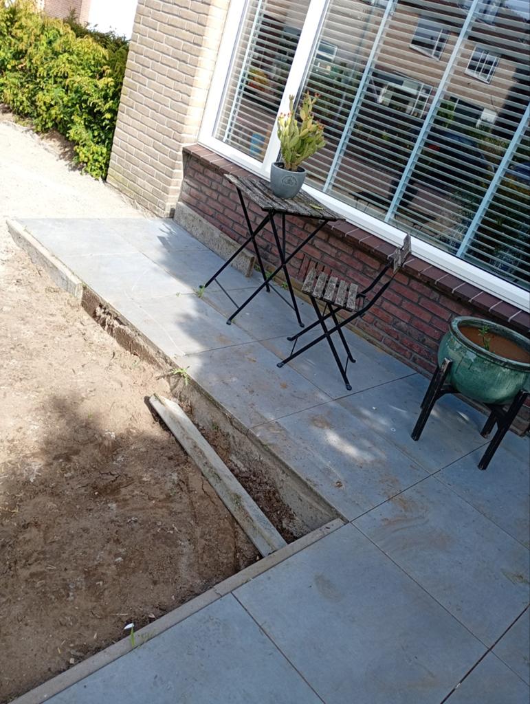 Gratis af te halen tegels 60x60, Tuin en Terras, Ophalen, Beton, Terrastegels