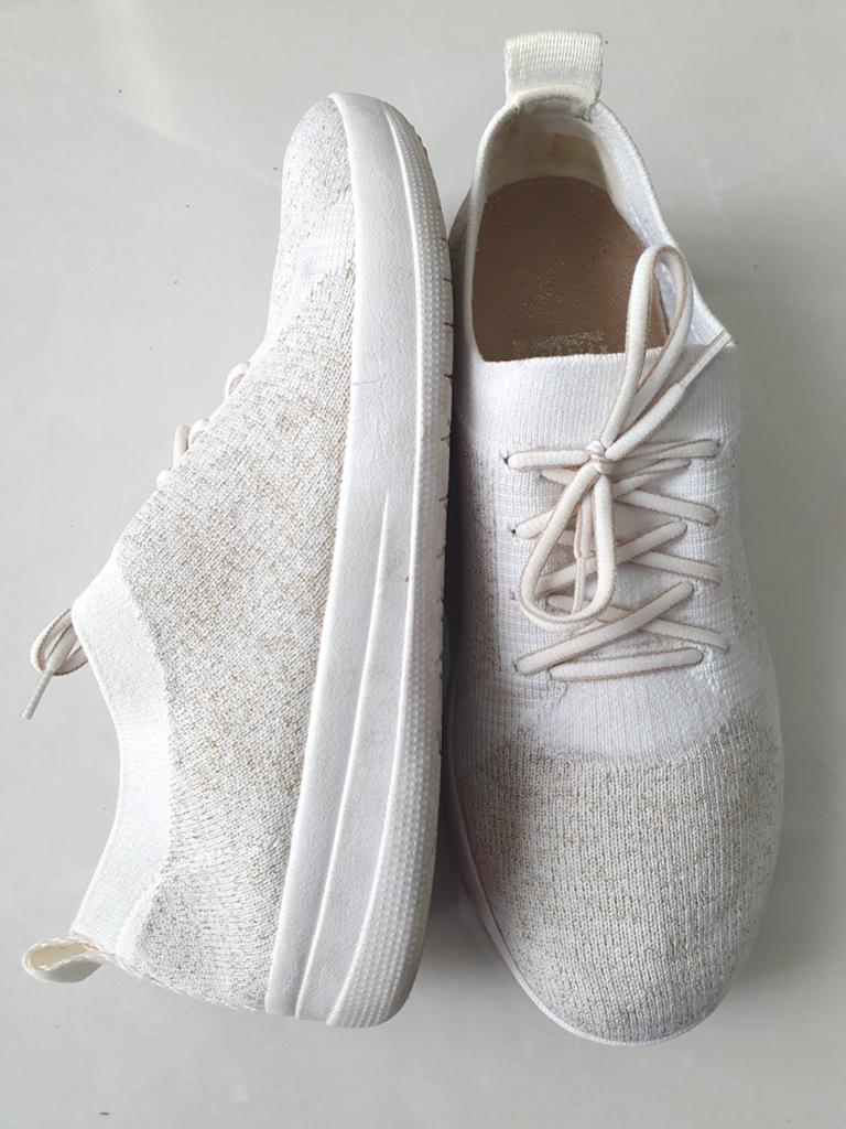 FitFlop Sneakers Maat 40 - Zo goed als nieuw, Wit, FitFlop, Ophalen of Verzenden, Sneakers of Gympen