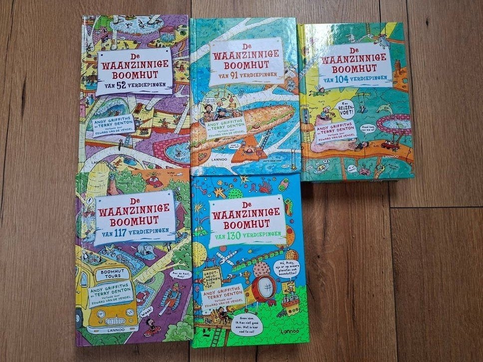 De Waanzinnige Boomhut - los of als bundel, Boeken, Ophalen, Zo goed als nieuw, Andy Griffiths en Terry Denton