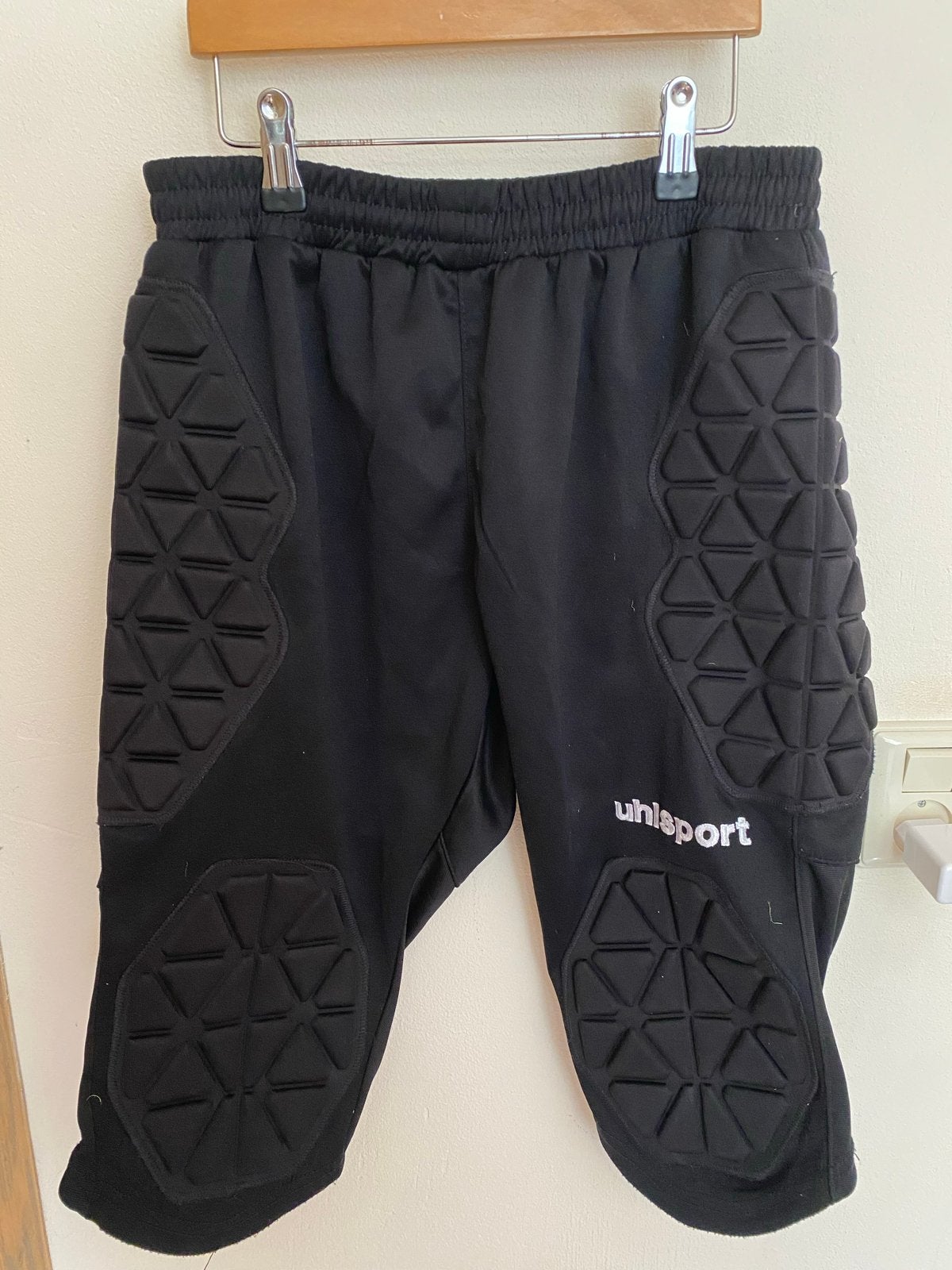 Uhlsport Keepersbroek - Zwart, Maat S, Maat S, Ophalen of Verzenden, Zo goed als nieuw, Broek