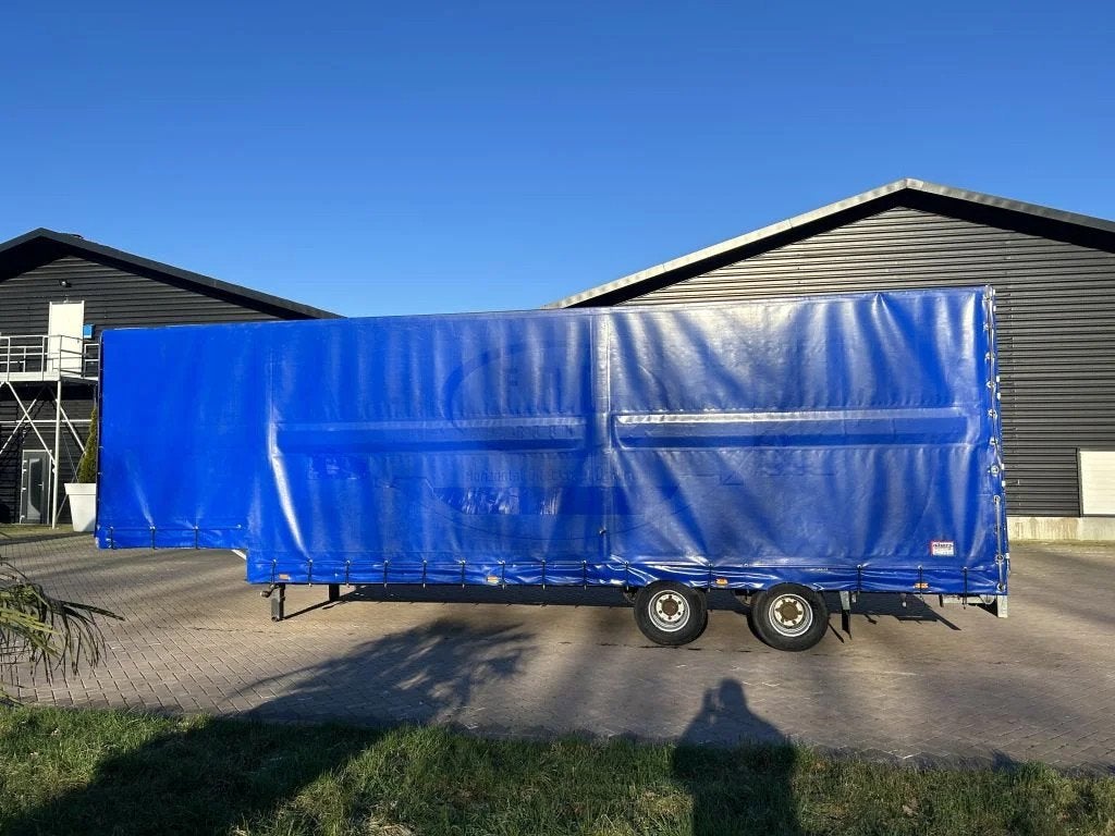 VELDHUIZEN Be oplegger semi gesloten huif 9.8 ton (bj 2007), Blauw, Overige brandstoffen, Bedrijf, Aanhangers en Opleggers