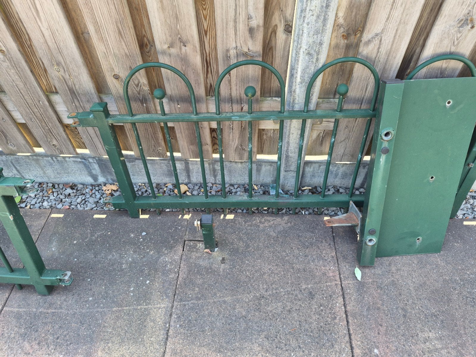 Toegangshek voor oprit, Tuin en Terras, Ophalen, Gebruikt, IJzer, Tuinhek