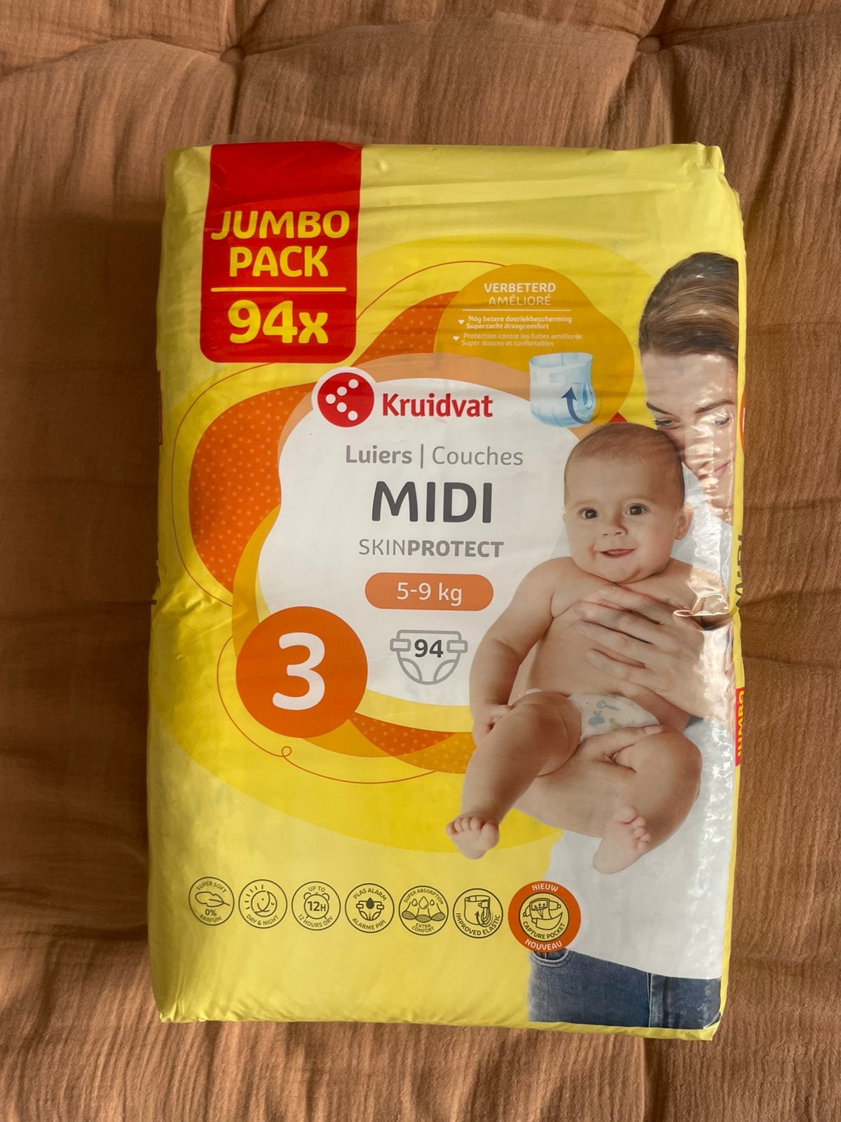 Kruidvat jumbo pack luiers maat 3, Ophalen, Nieuw