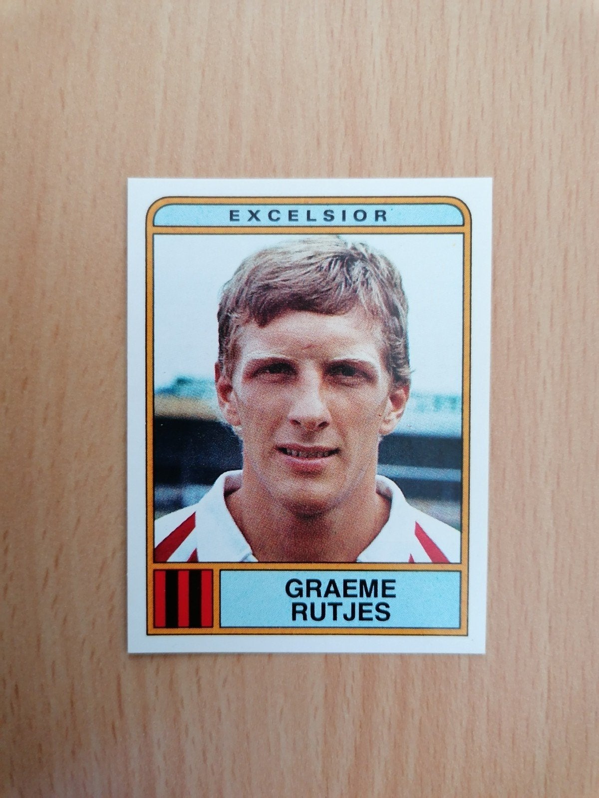 Panini Voetbal 84 #78 Graeme Rutjes-Excelsior., Verzamelen, Ophalen of Verzenden, Zo goed als nieuw, Ajax, Poster, Plaatje of Sticker