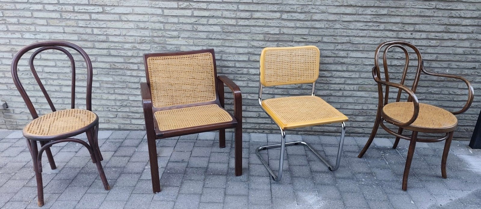 Vintage Stoelen, Ophalen, Gebruikt, Bruin, Eén