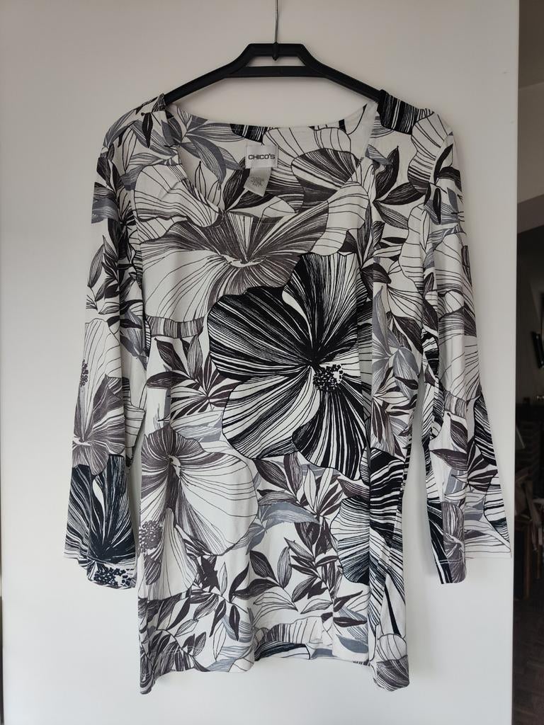 Chico's longsleeve maat L, Wit, Maat 42/44 (L), Chico's, Ophalen of Verzenden